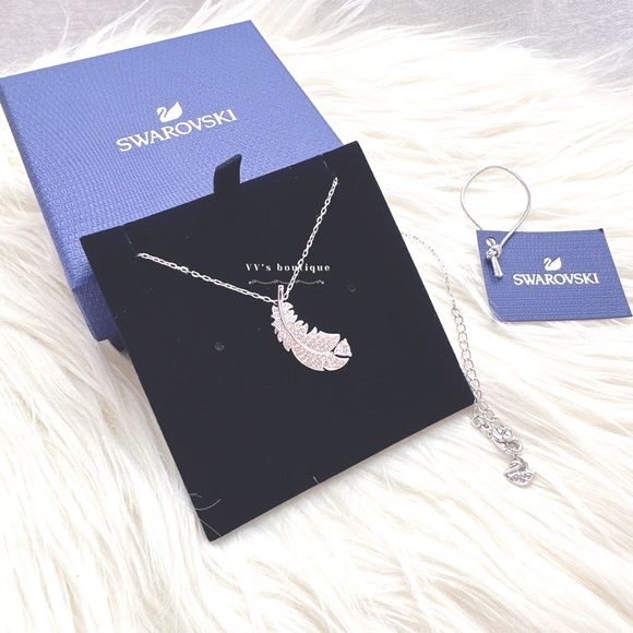 NIB Swarovski Nice Necklace White Rhodium Plated 5482914 - Picture 3 of 5